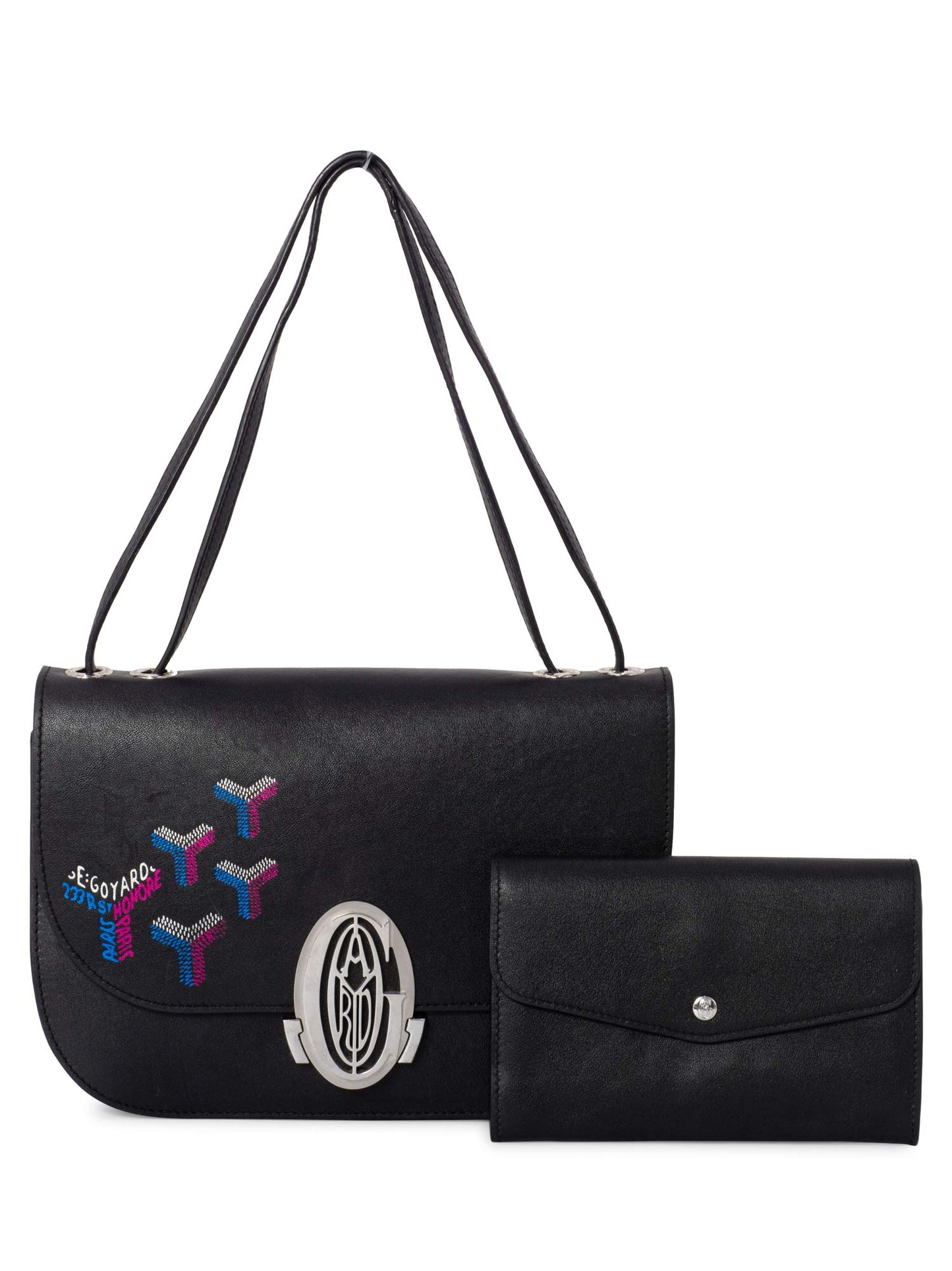 Goyard Leather Special Edition 233 Bag Black