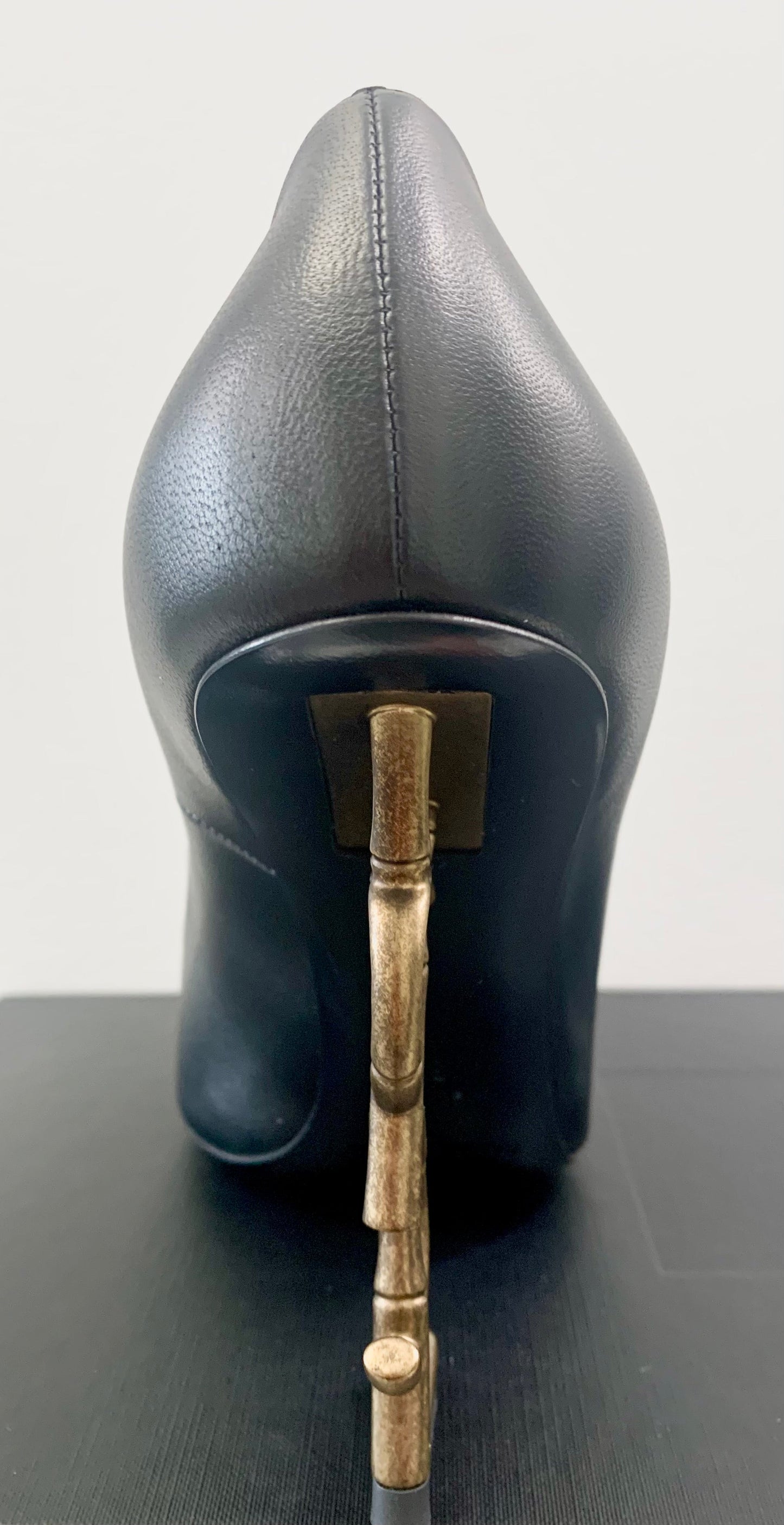 SAINT LAURENT LEATHER OPYUM PUMPS