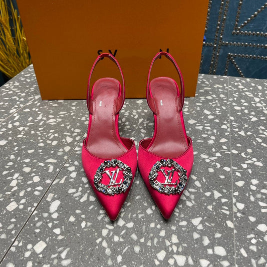 Louis Vuitton MET SLINGBACK PUMP RED