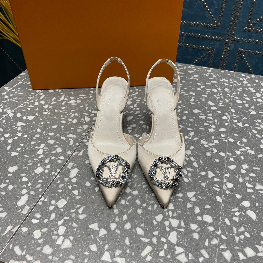 Louis Vuitton MET SLINGBACK PUMP WHITE
