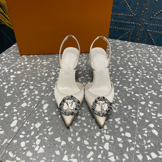 Louis Vuitton MET SLINGBACK PUMP WHITE