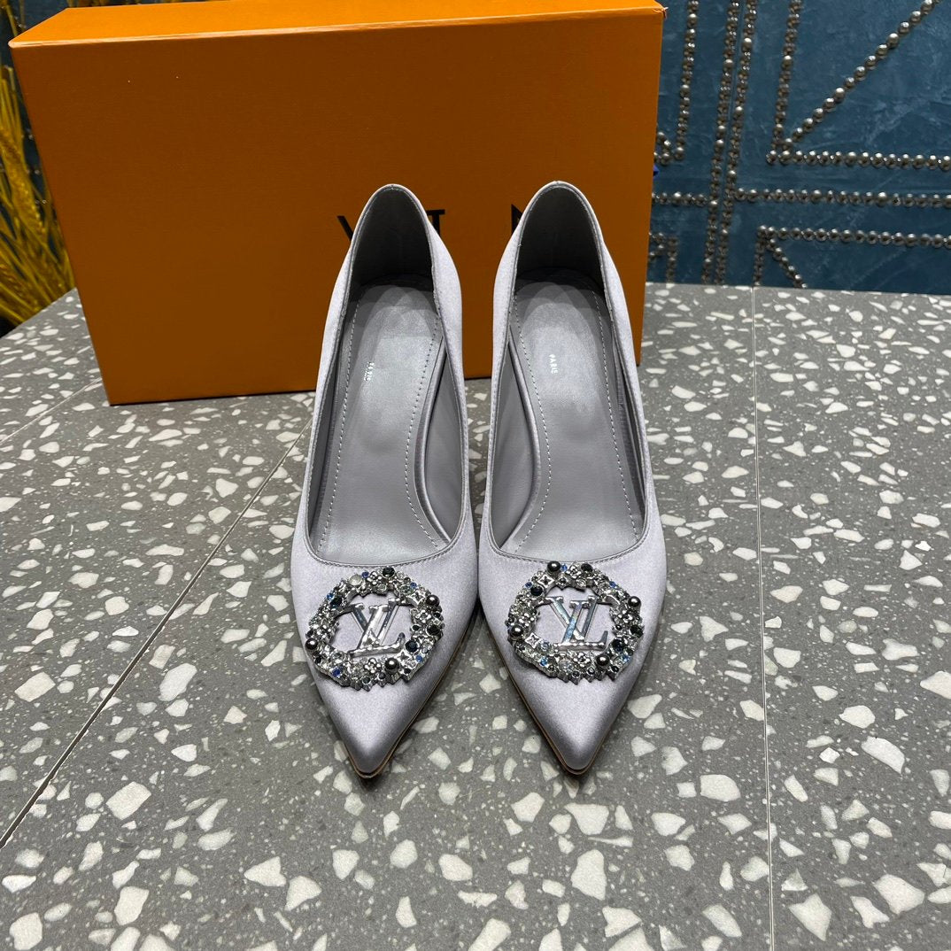 Louis Vuitton MET SLINGBACK PUMP GREY