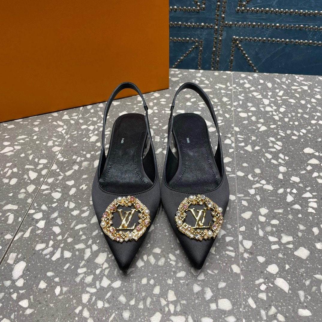 Louis Vuitton MET SLINGBACK BALLERINA NOIR