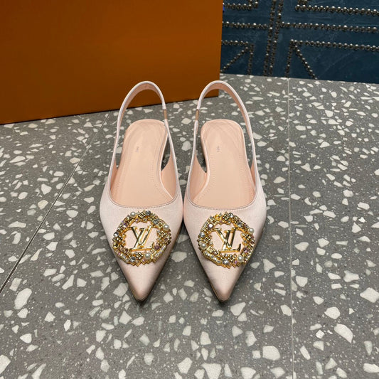 Louis Vuitton MET SLINGBACK BALLERINA BEIGE