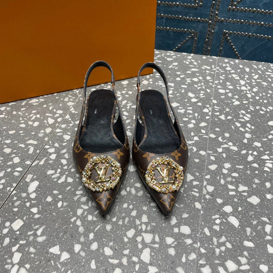 Louis Vuitton MET SLINGBACK BALLERINA MONOGRAM