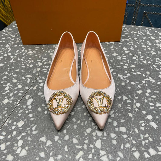 Louis Vuitton MET FLAT BALLERINA BEIGE