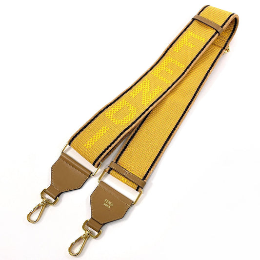 Fendi Canvas/Leather Strap You Yellow