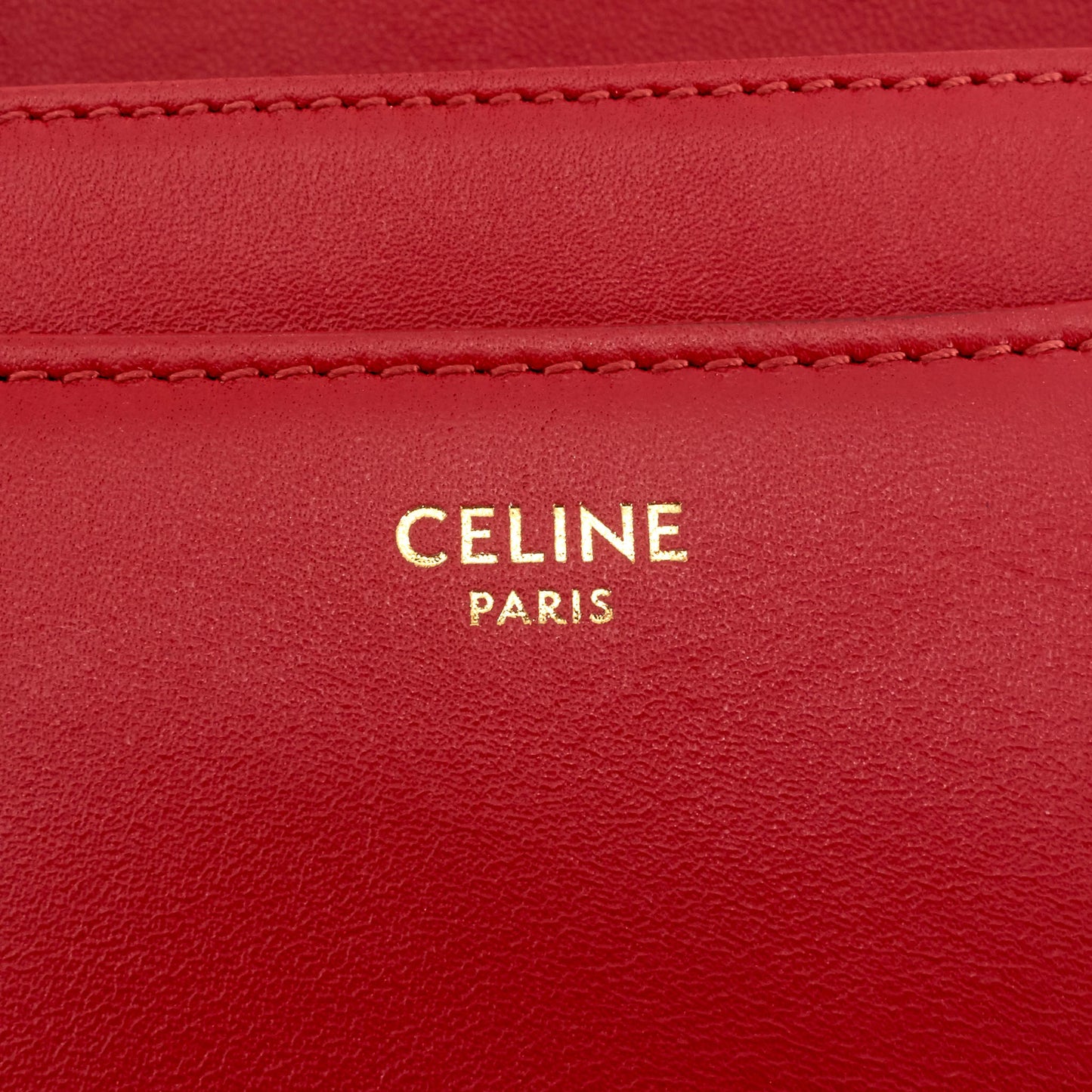 CELINE Besace 16 Small Satinated Leather Bag