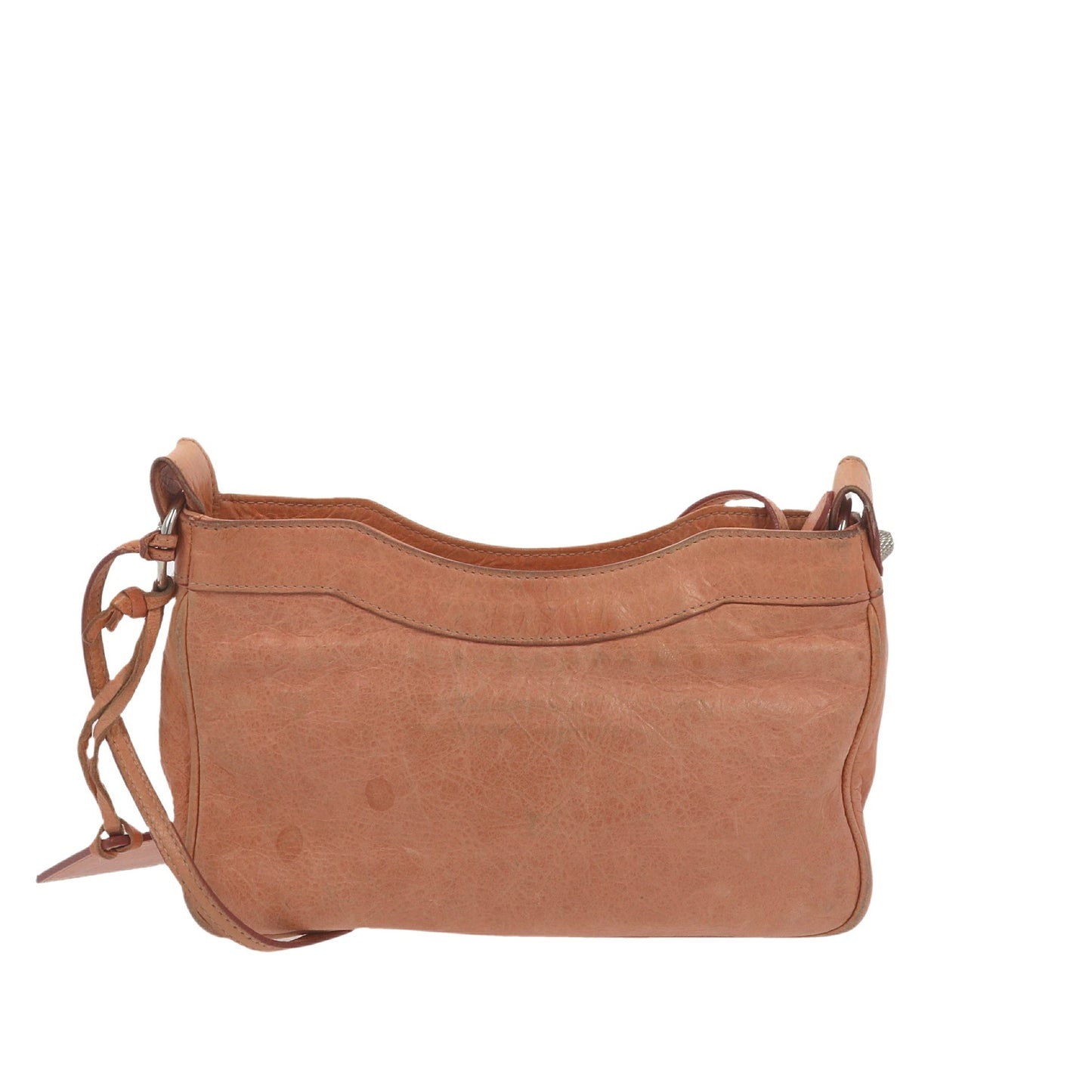 BALENCIAGA Hip Crossbody Bag in Pink Leather