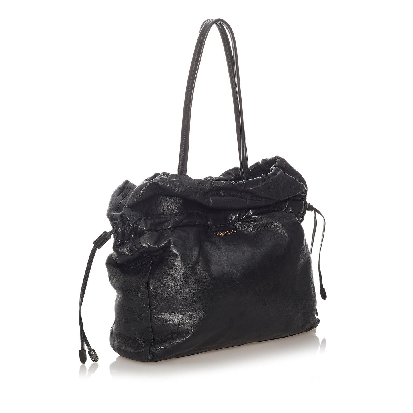 Prada Bow Lambskin Leather Tote Bag (SHG-27448)