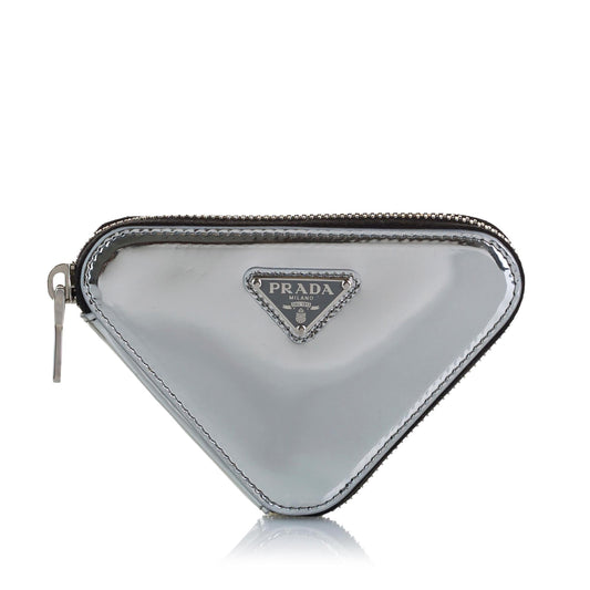 Prada Brushed Leather Mini Pouch (SHG-H9DBDu)
