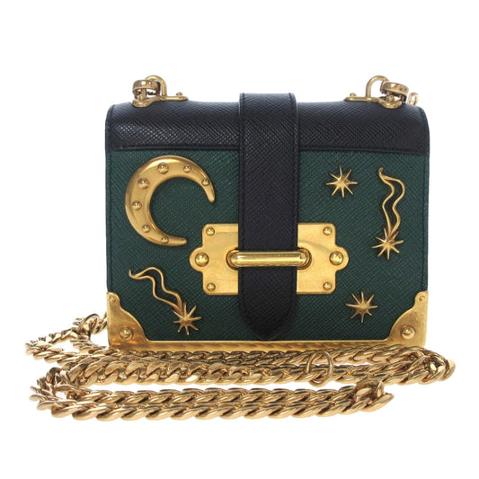 Prada Cahier Leather Crossbody Bag (SHG-32118)