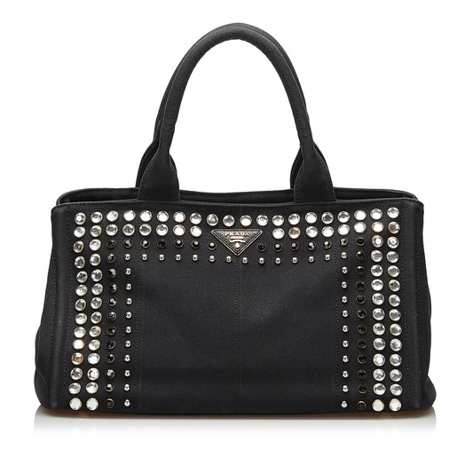 Prada Canapa Bijoux Handbag (SHG-35842)