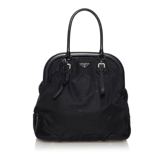 Prada Canapa Logo Canvas Handbag (SHG-30677)