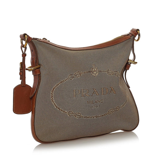 Prada Canapa Logo Crossbody Bag (SHG-33238)