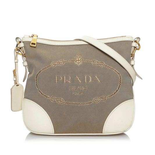 Prada Canapa Logo Crossbody Bag (SHG-33696)