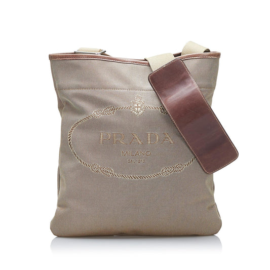 Prada Canapa Logo Crossbody Bag (SHG-tMh59m)