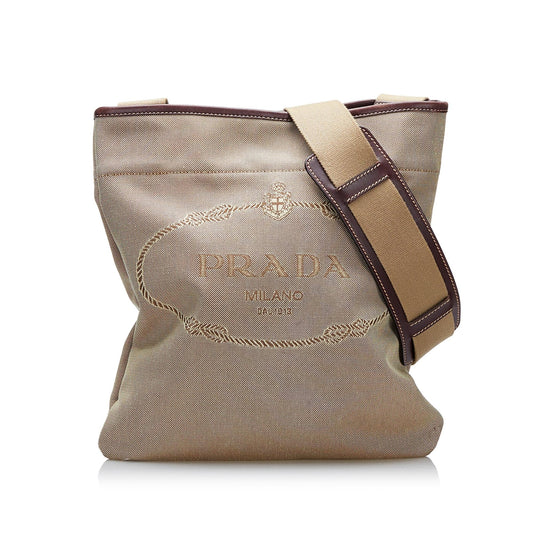 Prada Canapa Logo Crossbody Bag (SHG-zHfp51)