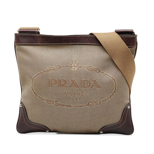 Prada Canapa Logo Crossbody Bag (SHG-USfq2K)