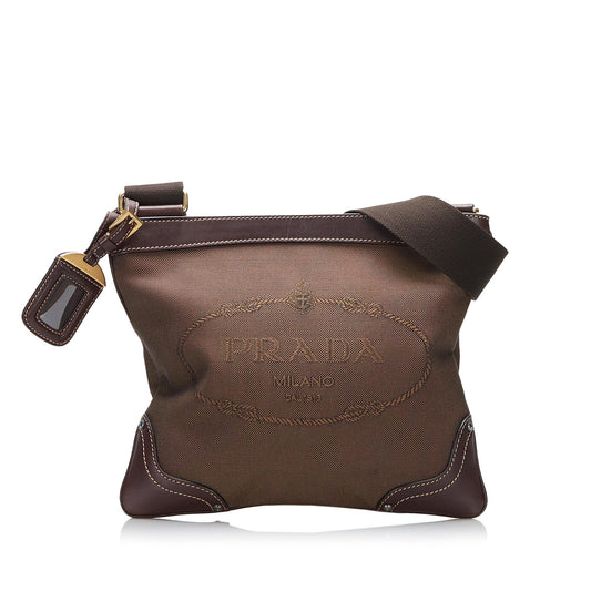 Prada Canapa Logo Crossbody (SHG-N2rsjs)