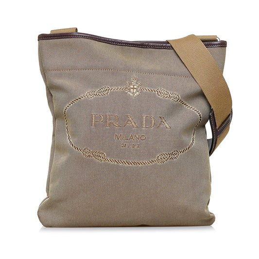 Prada Canapa Logo Crossbody (SHG-hIsO0S)