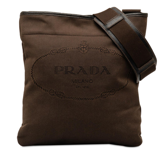 Prada Canapa Logo Crossbody (SHG-ZJyFzS)