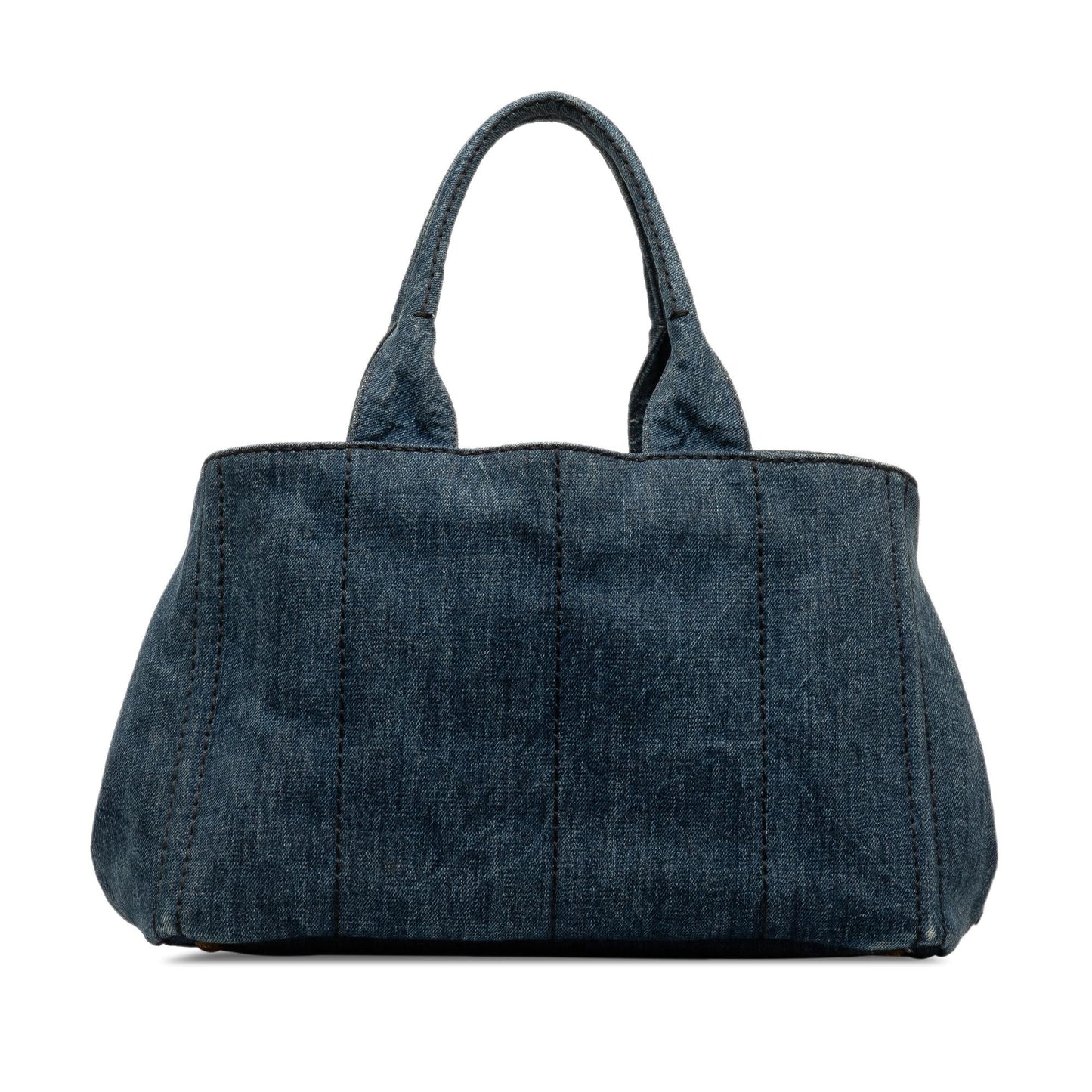 Prada Canapa Logo Denim Tote Bag (SHG-Cat296)