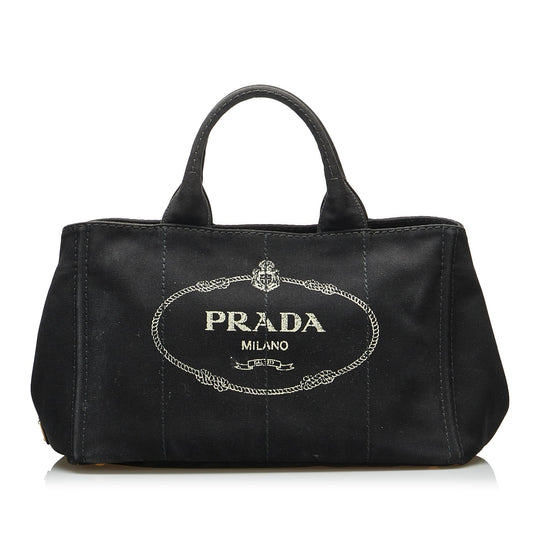 Prada Canapa Logo Handbag (SHG-IjyjeI)