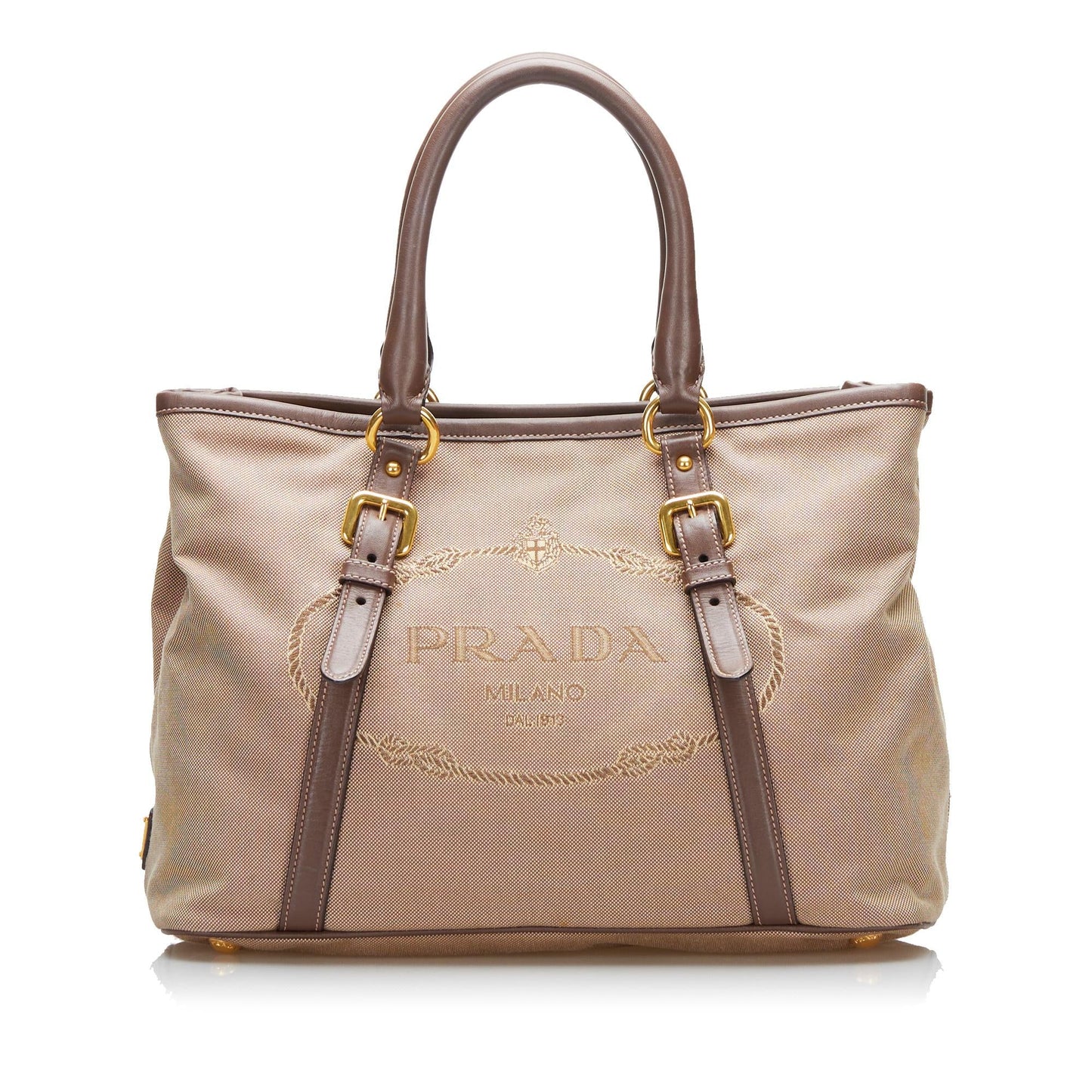 Prada Canapa Logo Satchel (SHG-xN8V8L)