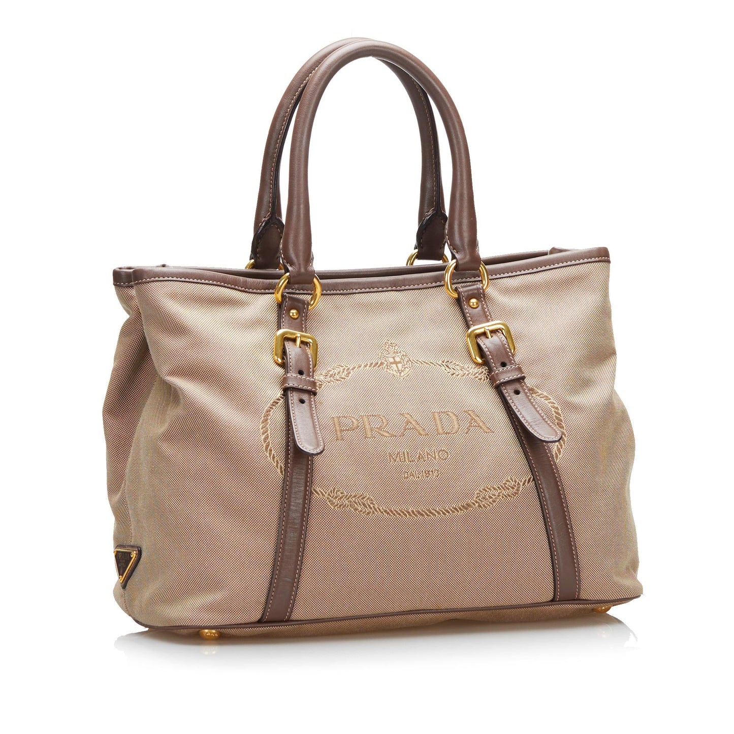 Prada Canapa Logo Satchel (SHG-xN8V8L)