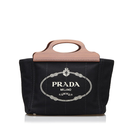 Prada Canapa Logo  Satchel (SHG-3Cbqur)