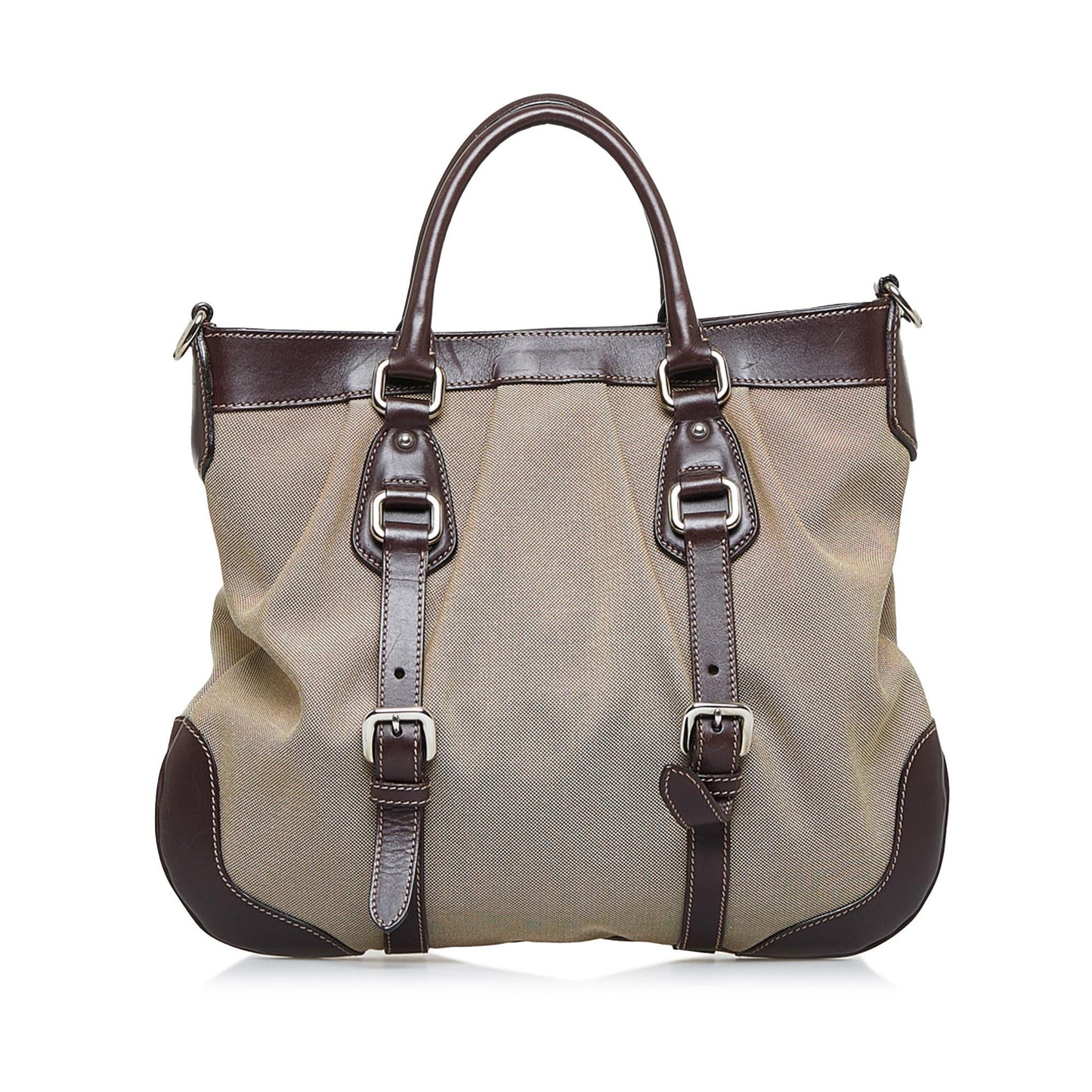 Prada Canapa Logo Satchel (SHG-510HHP)