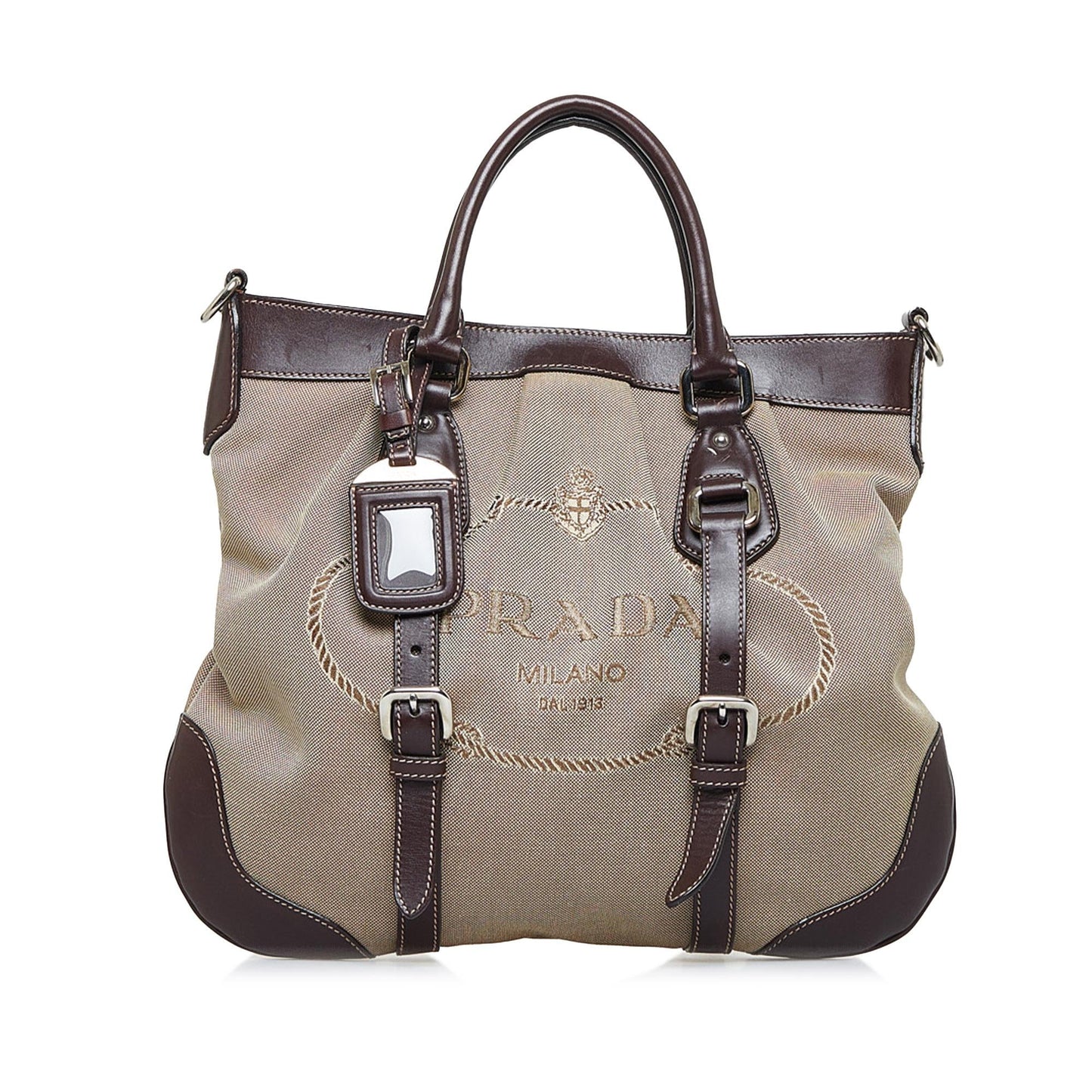 Prada Canapa Logo Satchel (SHG-510HHP)