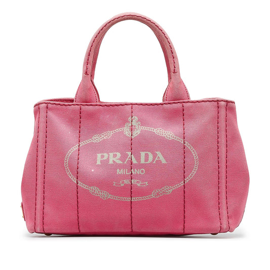 Prada Canapa Logo Satchel (SHG-0YFoA8)
