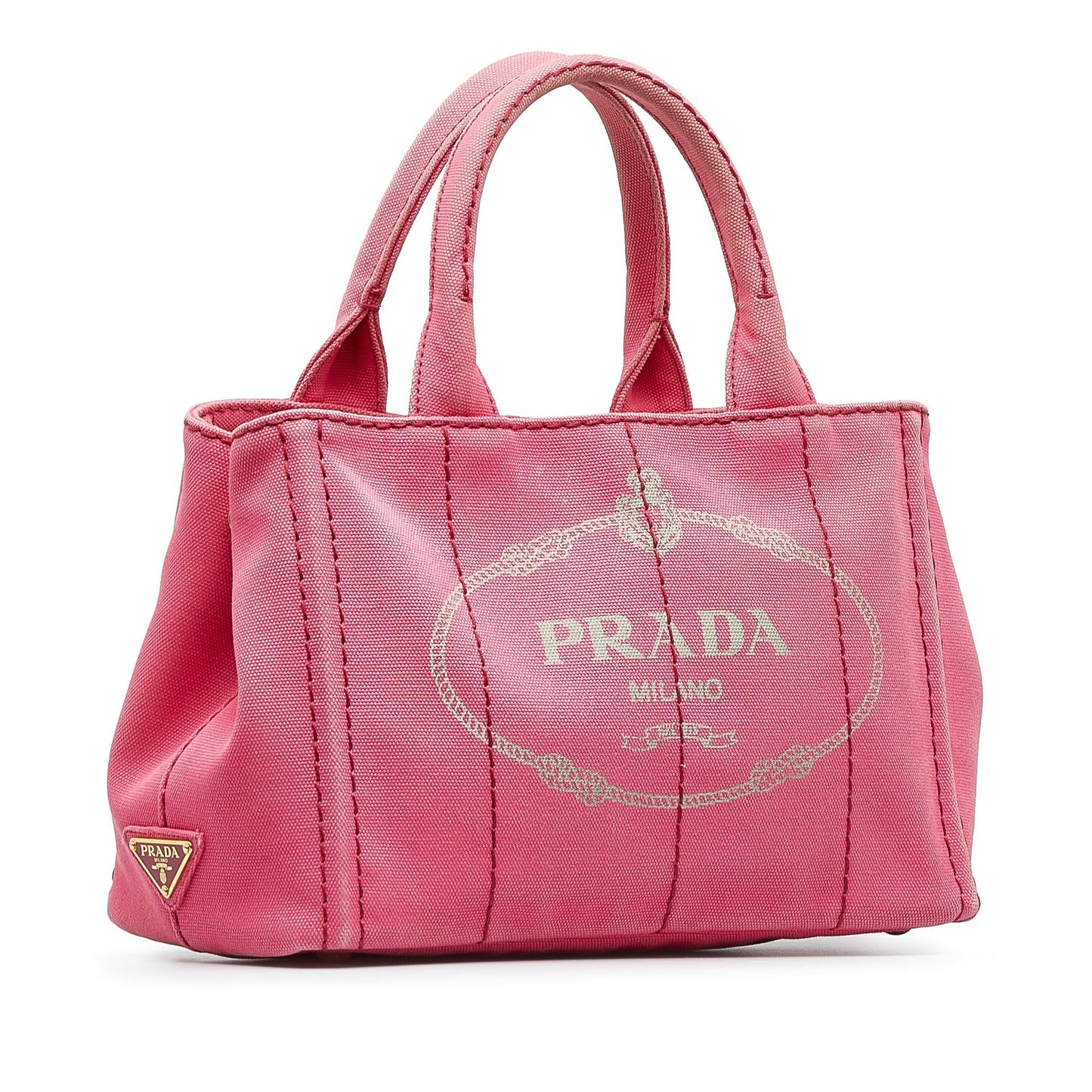 Prada Canapa Logo Satchel (SHG-0YFoA8)