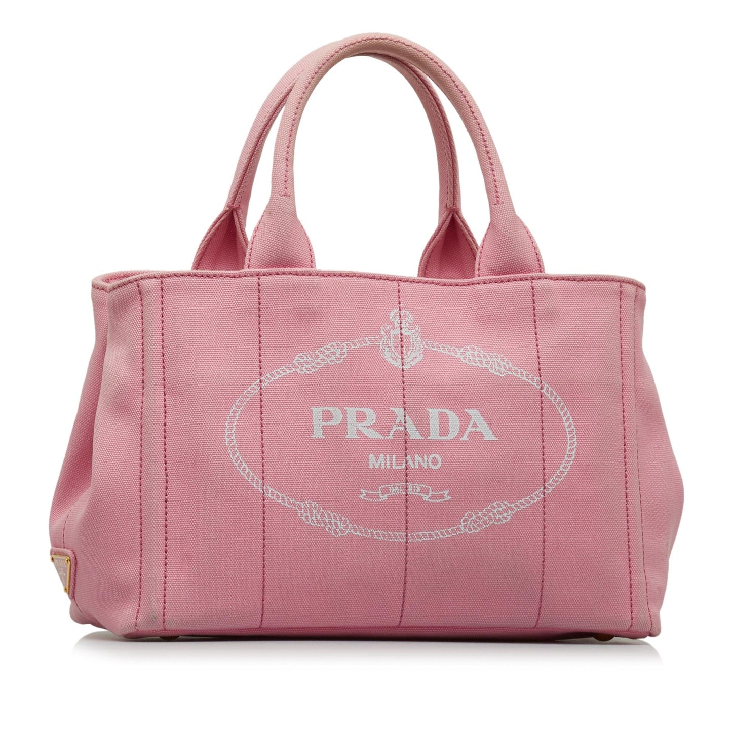 Prada Canapa Logo Satchel (SHG-P1KotG)