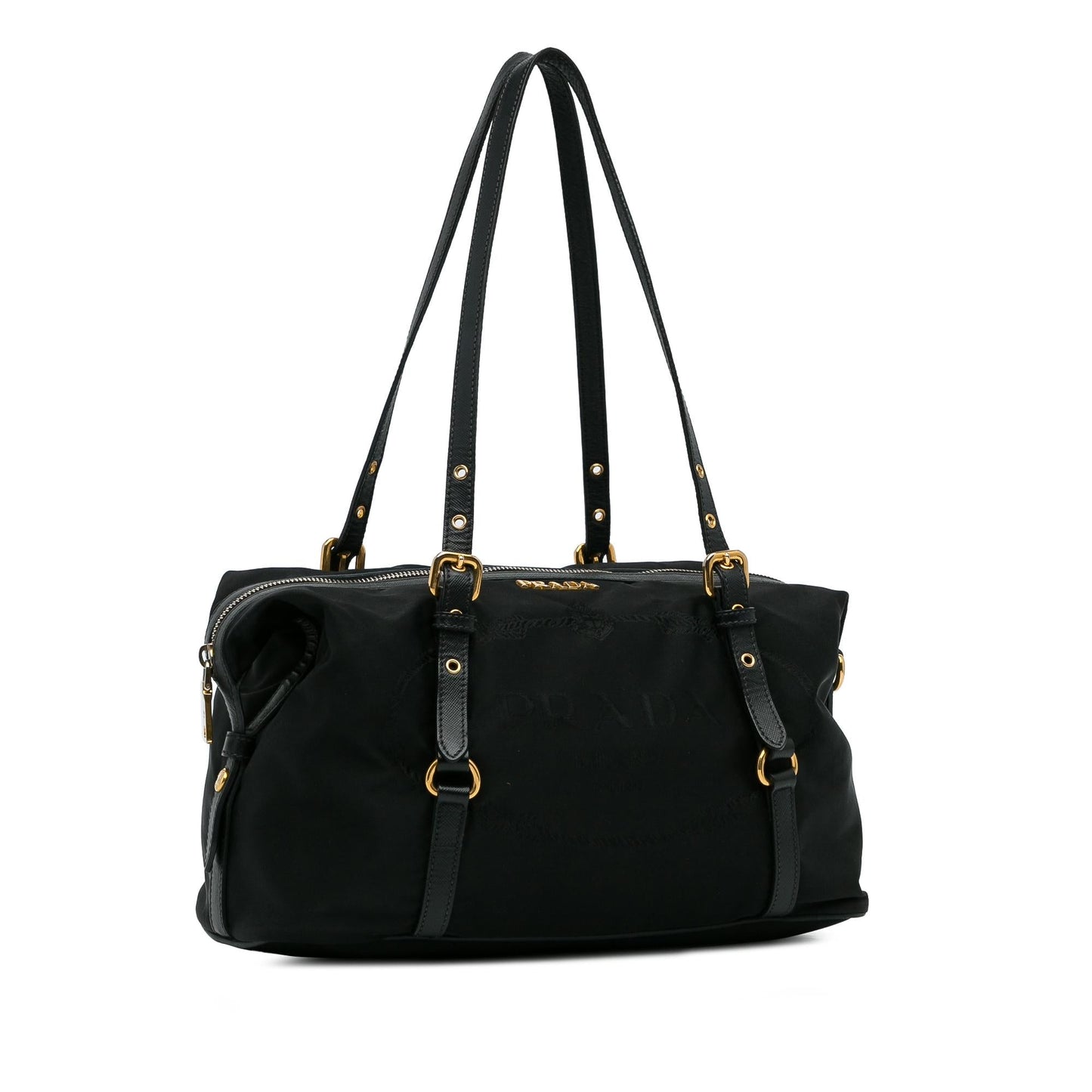 Prada Canapa Logo Tessuto Shoulder Bag (SHG-rGLZ4c)