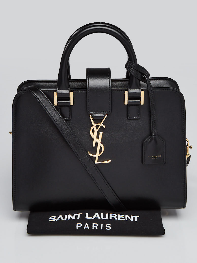 SAINT LAURENT CALFSKIN MONOGRAM BABY CABAS