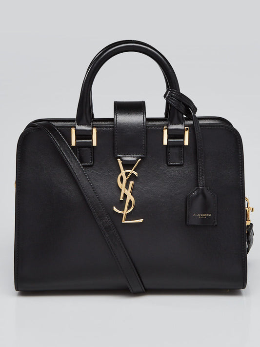 SAINT LAURENT CALFSKIN MONOGRAM BABY CABAS