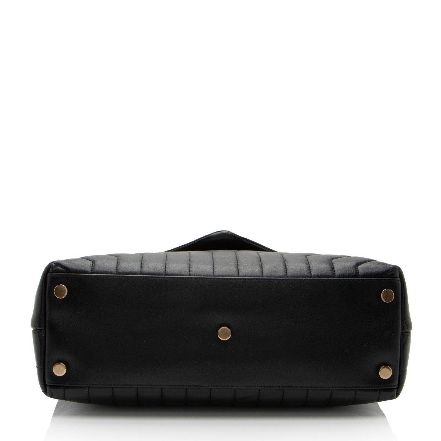 Saint Laurent Matelasse Calfskin Monogram LouLou Chain Large Shoulder Bag (SHF-4WGXVa)