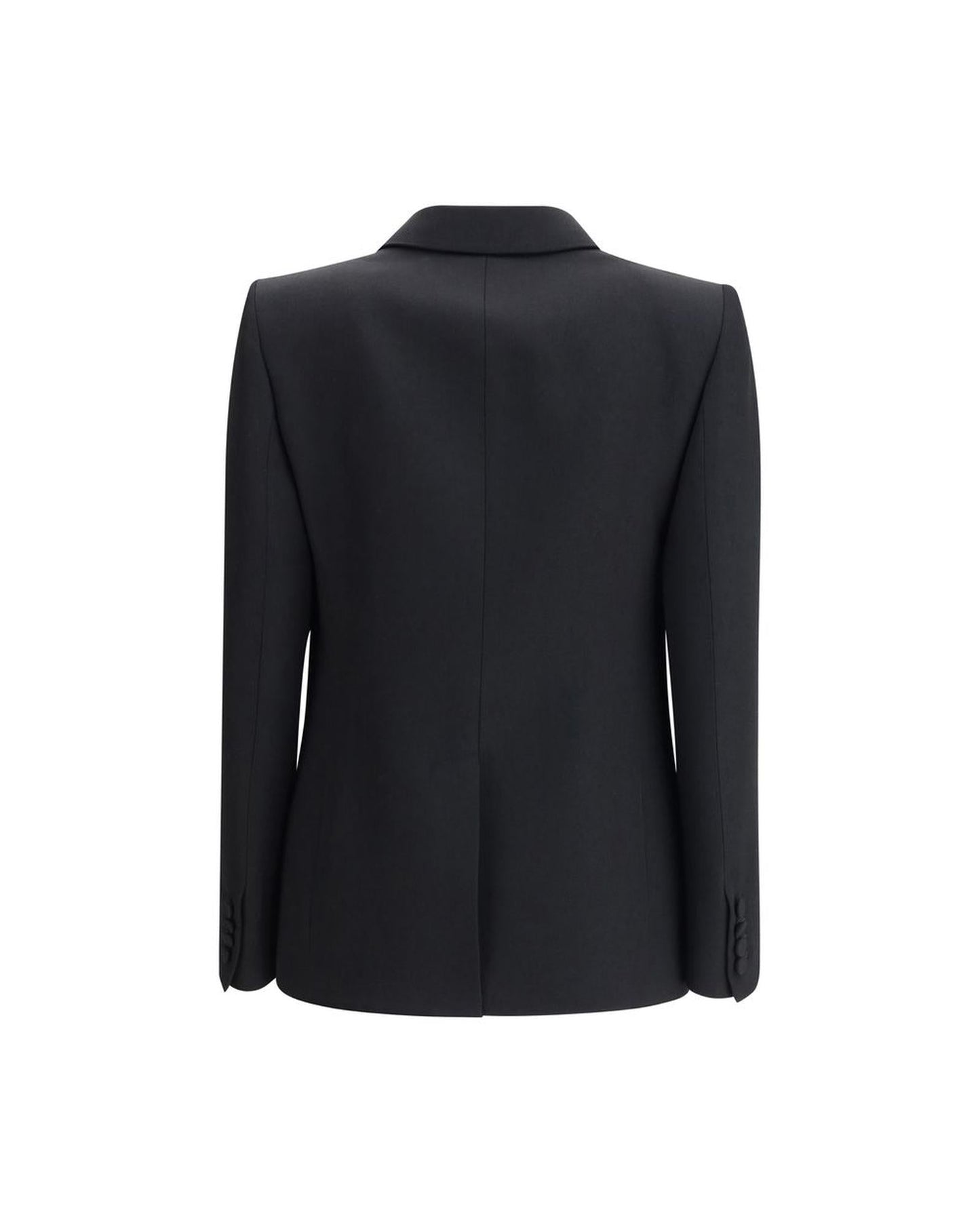Valentino DoubleBreasted Blazer Classic Tailored Women Black Coats