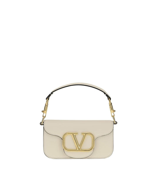Valentino Garavani Roman Stud Shoulder Bag Women Cream ONE SIZE Cream