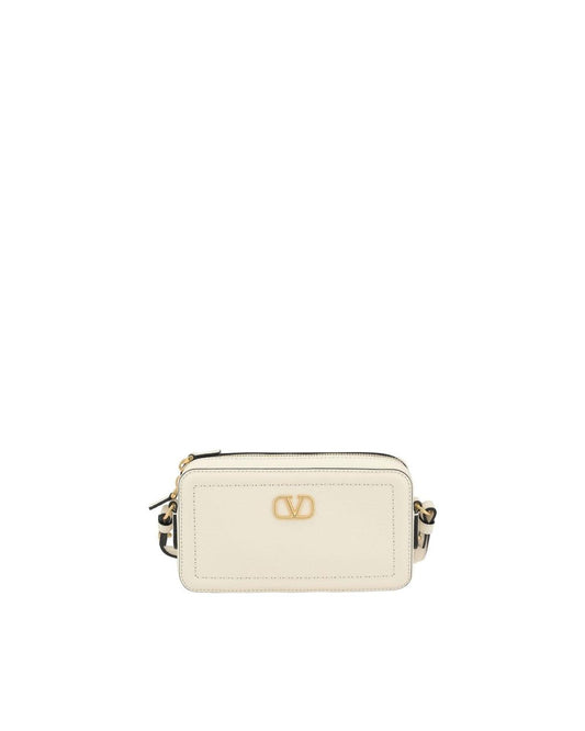 Valentino Garavani Roman Stud Camera Case Crossbody Women White Wallets & Pouches ONE SIZE White
