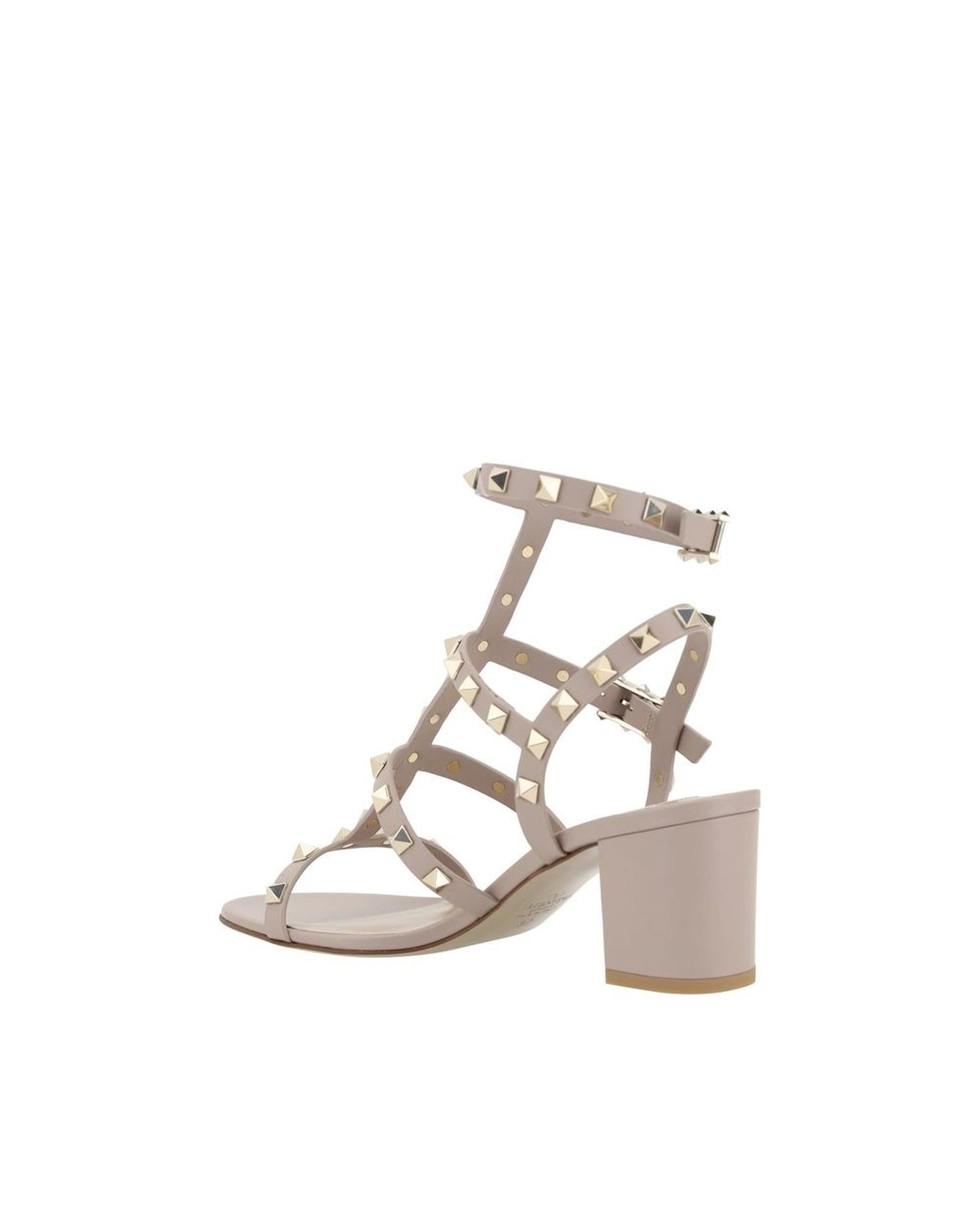 Valentino Garavani Rockstud Sandals Low Heel Women Beige