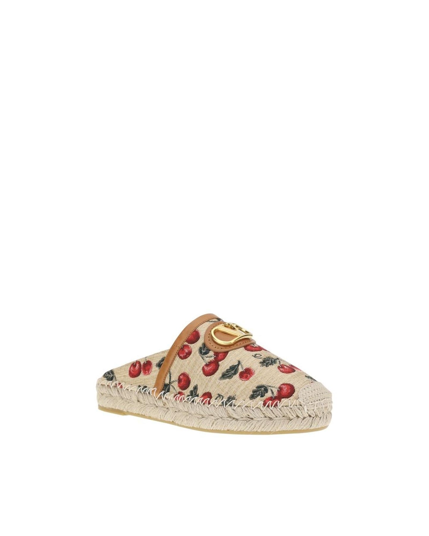 Valentino Garavani Cherry Print Espadrille Flats Women Multicolor Sandals