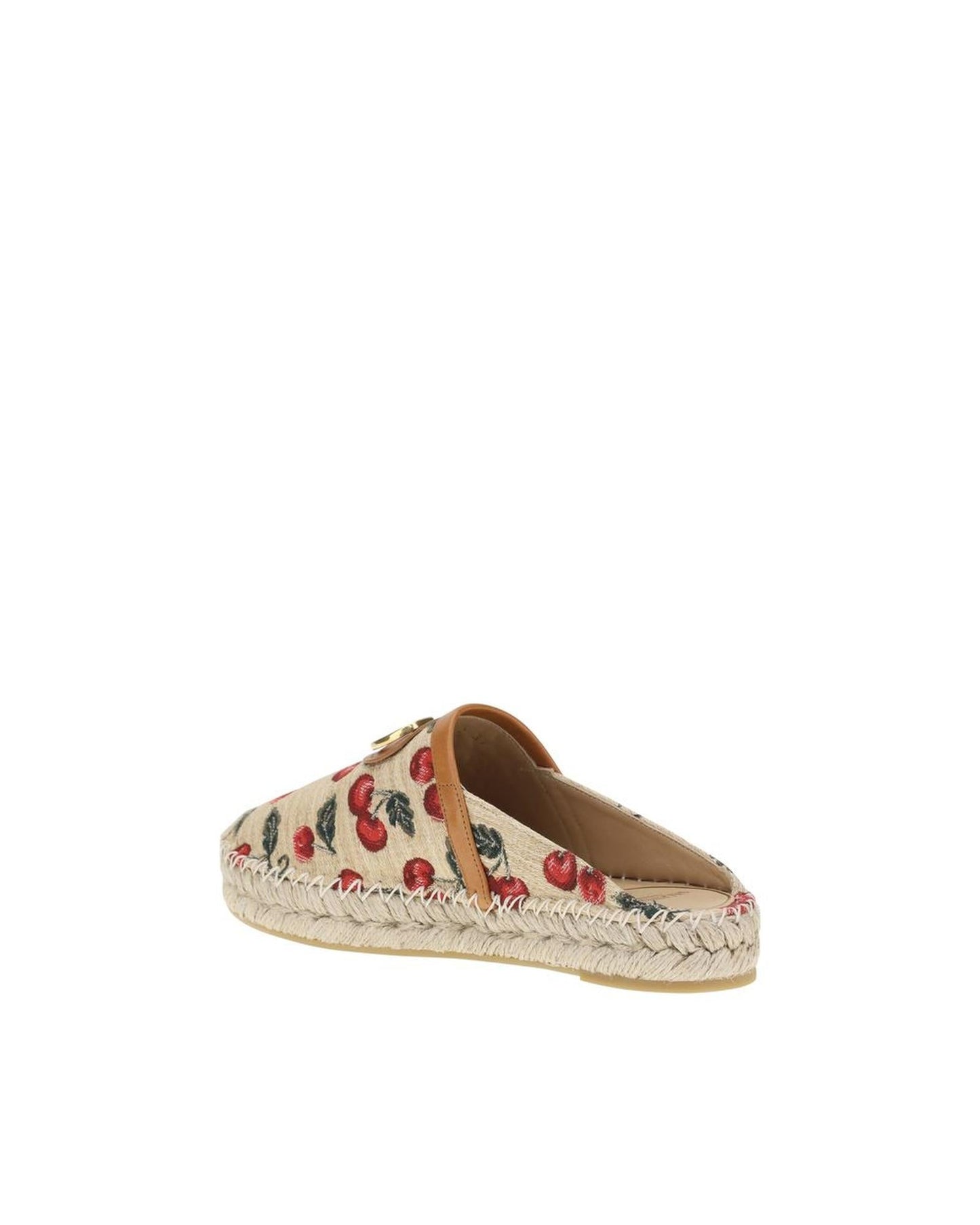 Valentino Garavani Cherry Print Espadrille Flats Women Multicolor Sandals