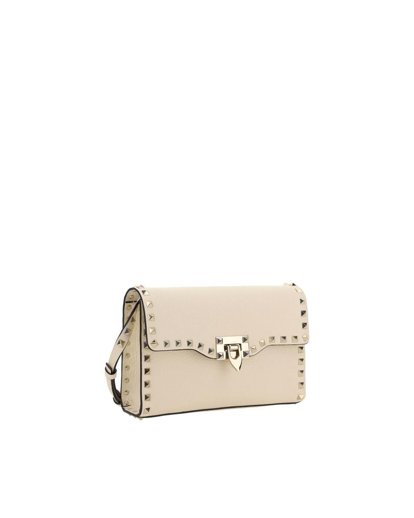 Valentino Garavani Rockstud Small Leather Shoulder Bag with Chain Strap