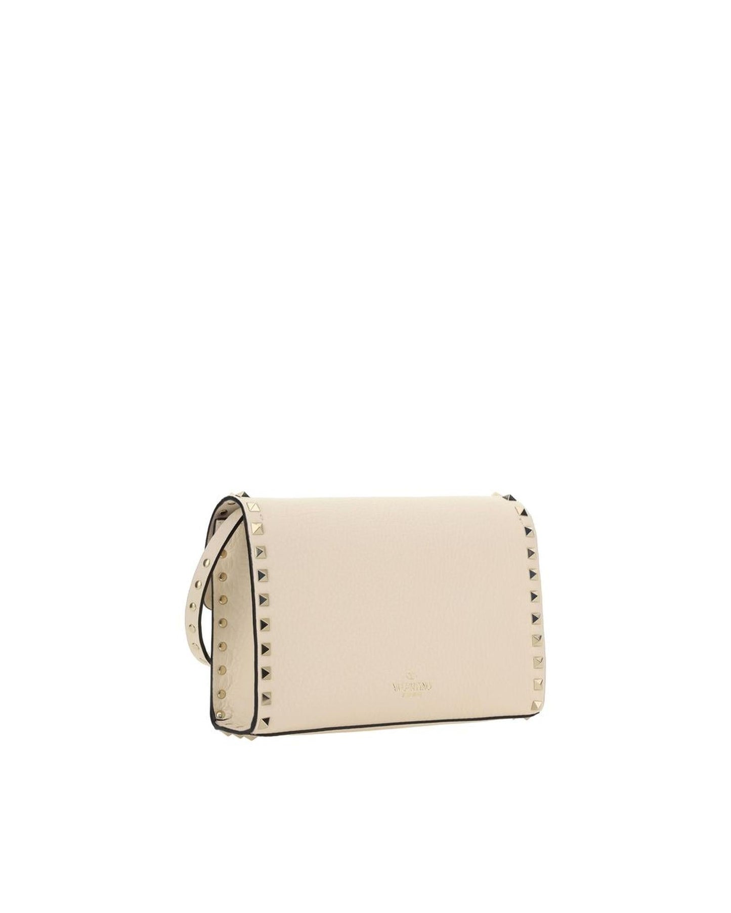 Valentino Garavani Rockstud Small Leather Shoulder Bag with Chain Strap