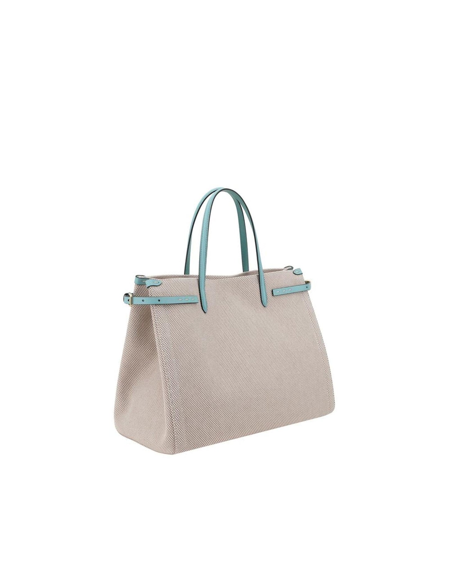 Valentino Garavani Elegant Cotton Tote Bag with Adjustable Width and Removable Shoulder Strap Women Multicolor Shoulder Bags