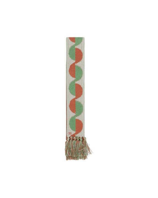 Valentino Garavani Geometric-pattern scarf beige green orange Women Multicolor Scarves & Shawls Multicolor